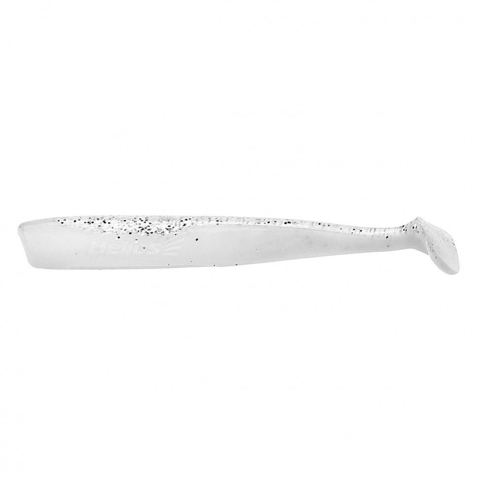 Виброхвост Helios Chebak 3,15"/8 см, цвет White & Sparkles 7 шт HS-3-002 , 